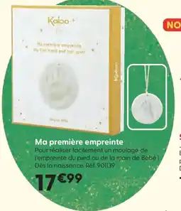 La Grande Récré Ma première empreinte offre