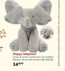 La Grande Récré Flappy l'éléphant offre