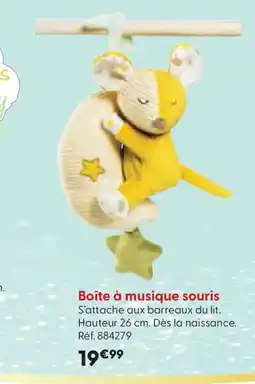 La Grande Récré Boîte à musique souris offre