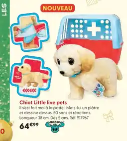 La Grande Récré Chiot Little live pets offre