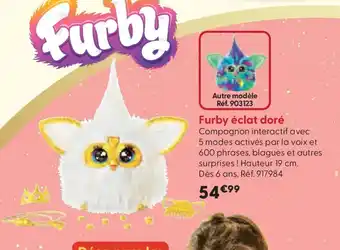 La Grande Récré Furby éclat doré offre