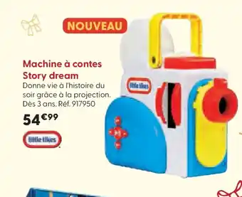 La Grande Récré LITTLE LIKES Machine à contes Story dream offre