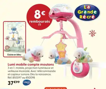 La Grande Récré Lumi mobile compte moutons offre