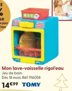 La Grande Récré TOMY Mon lave-vaisselle rigol'eau offre
