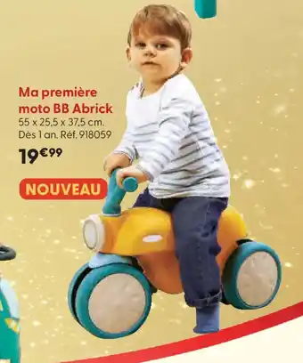 La Grande Récré Ma première moto BB Abrick offre