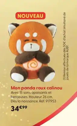 La Grande Récré Mon panda roux calinou offre
