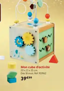 La Grande Récré Mon cube d'activité offre