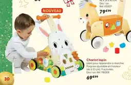 La Grande Récré Chariot lapin offre