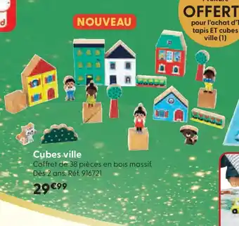 La Grande Récré Cubes ville offre