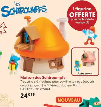La Grande Récré Maison des Schtroumpfs offre