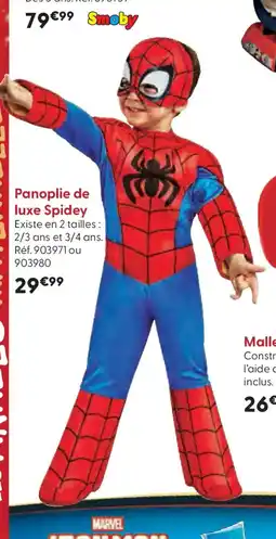 La Grande Récré Panoplie de luxe Spidey offre
