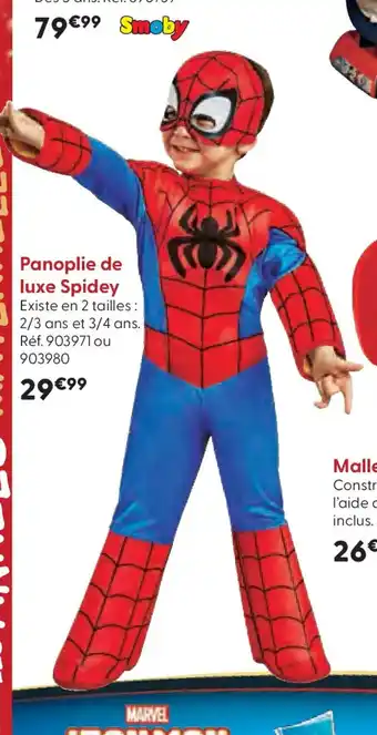 La Grande Récré Panoplie de luxe Spidey offre