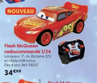 La Grande Récré Flash McQueen radiocommandé 1/24 offre