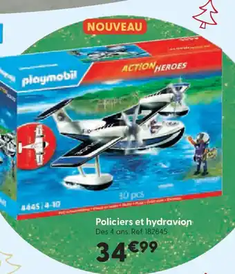 La Grande Récré Policiers et hydravion offre