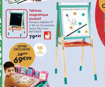 La Grande Récré Tableau magnétique évolutif offre