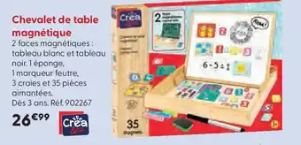 La Grande Récré CREA & CIE Chevalet de table magnétique offre