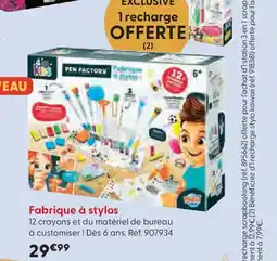 La Grande Récré Fabrique à stylos offre