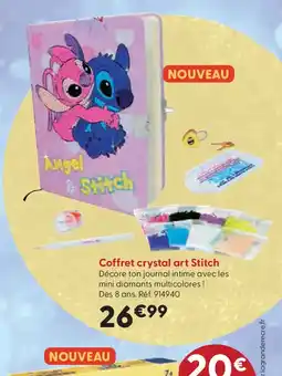 La Grande Récré Coffret crystal art Stitch offre