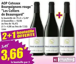 Norma Aop coteaux bourguignons rouge les celliers de beauregard offre
