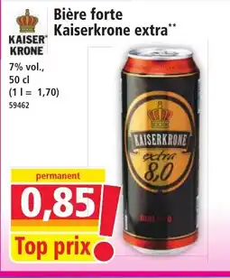 Norma KAISER KRONE Bière forte Kaiserkrone extra offre