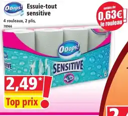 Norma Ooops! Essuie-tout sensitive offre