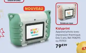 La Grande Récré Kidyprint offre