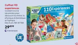 La Grande Récré CLEMENTONI Coffret 110 expériences offre