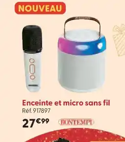 La Grande Récré Enceinte et micro sans fil offre