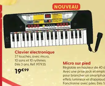 La Grande Récré Clavier électronique offre