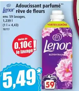 Norma Lenor adoucissant parfumé rêve de fleurs offre