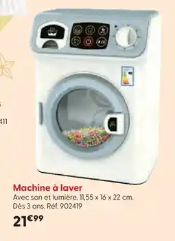 La Grande Récré Machine à laver offre