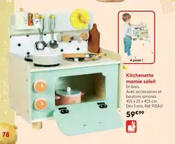 La Grande Récré Kitchenette mamie soleil offre