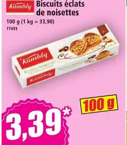 Norma Kambly Biscuits éclats de noisettes offre