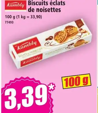 Norma Kambly Biscuits éclats de noisettes offre