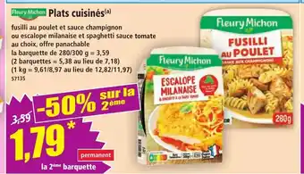 Norma Fleury Michon Plats cuisinés offre