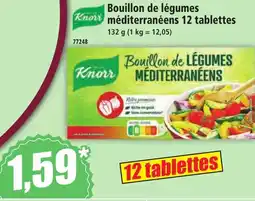 Norma Knorr bouillon de légumes méditerranéens 12 tablettes offre