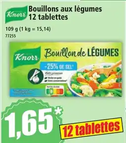 Norma Bouillons aux légumes 12 tablettes offre