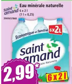 Norma Saint amand eau minérale naturelle offre