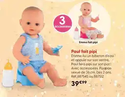 La Grande Récré Paul fait pipi offre