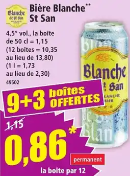Norma Blanche de San St San offre