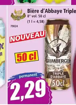 Norma Bière d'Abbaye Triple offre