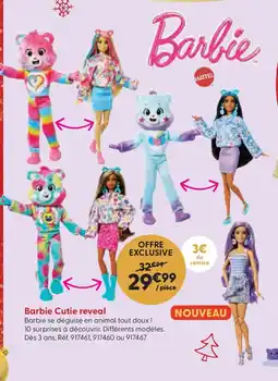 La Grande Récré Barbie Cutie reveal offre