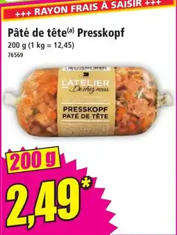 Norma Pâté de tête Presskopf offre