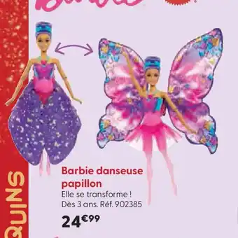 La Grande Récré Barbie danseuse papillon offre