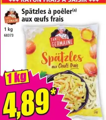 Norma Spätzles à poêler aux oeufs frais offre