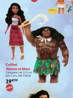 La Grande Récré Coffret Vaiana et Maui offre