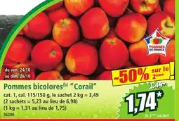 Norma Pommes bicolores Corail offre