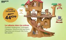 La Grande Récré La cabane dans les arbres offre