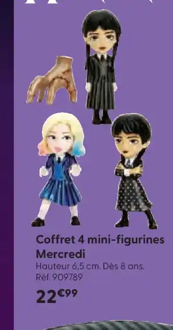 La Grande Récré Coffret 4 mini-figurines Mercredi offre