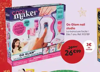 La Grande Récré Go Glam nail studio offre